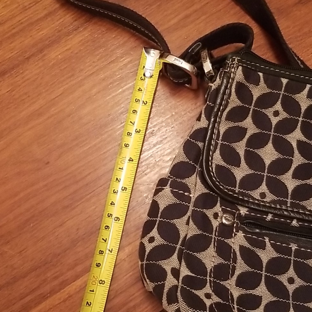 Fossil Fabric And With Leather Trim - image 5